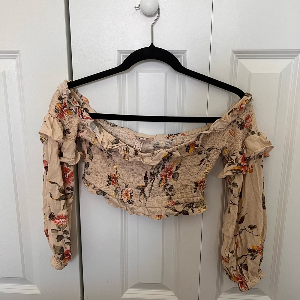Floral Off-Shoulder Blouse
